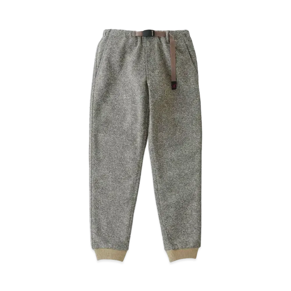 GRAMICCI Bonding Knit Fleece Narrow Rib Pant "Oatmeal"