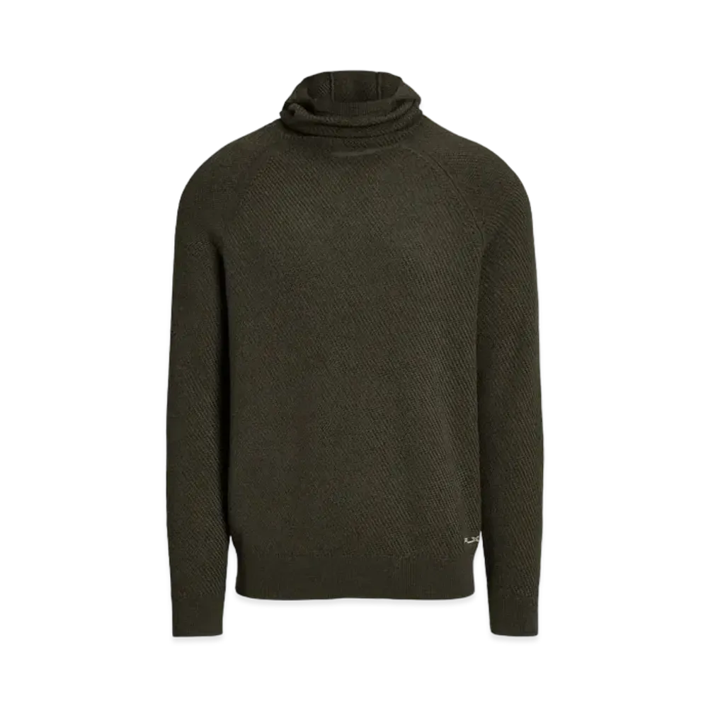 Polo Ralph Lauren Textured Wool Snorkel Hoodie "Green"