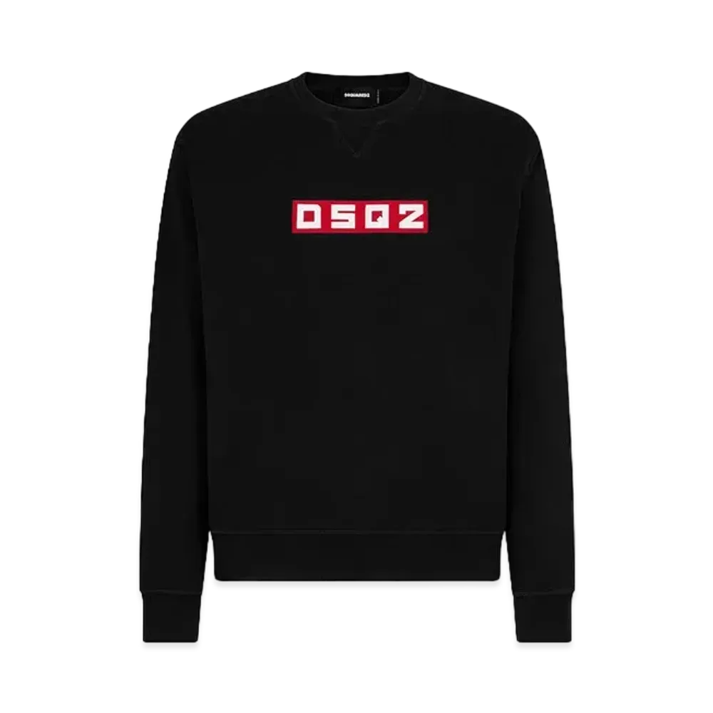 Dsquared2 Dsq2 Cool Fit Crewneck Sweatshirt "Black"