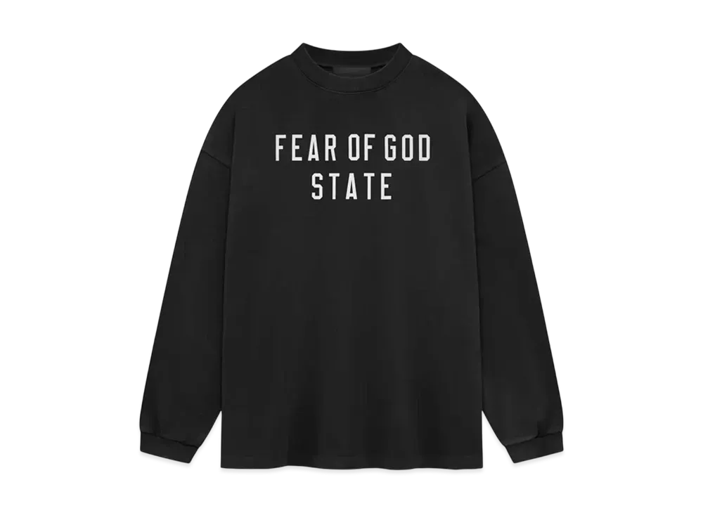 FEAR OF GOD Essentials Heavy Longsleeve Tee "Black" 125BT242010F