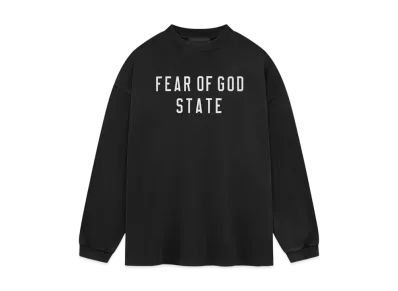 FEAR OF GOD Essentials Heavy Longsleeve Tee "Black" 125BT242010F