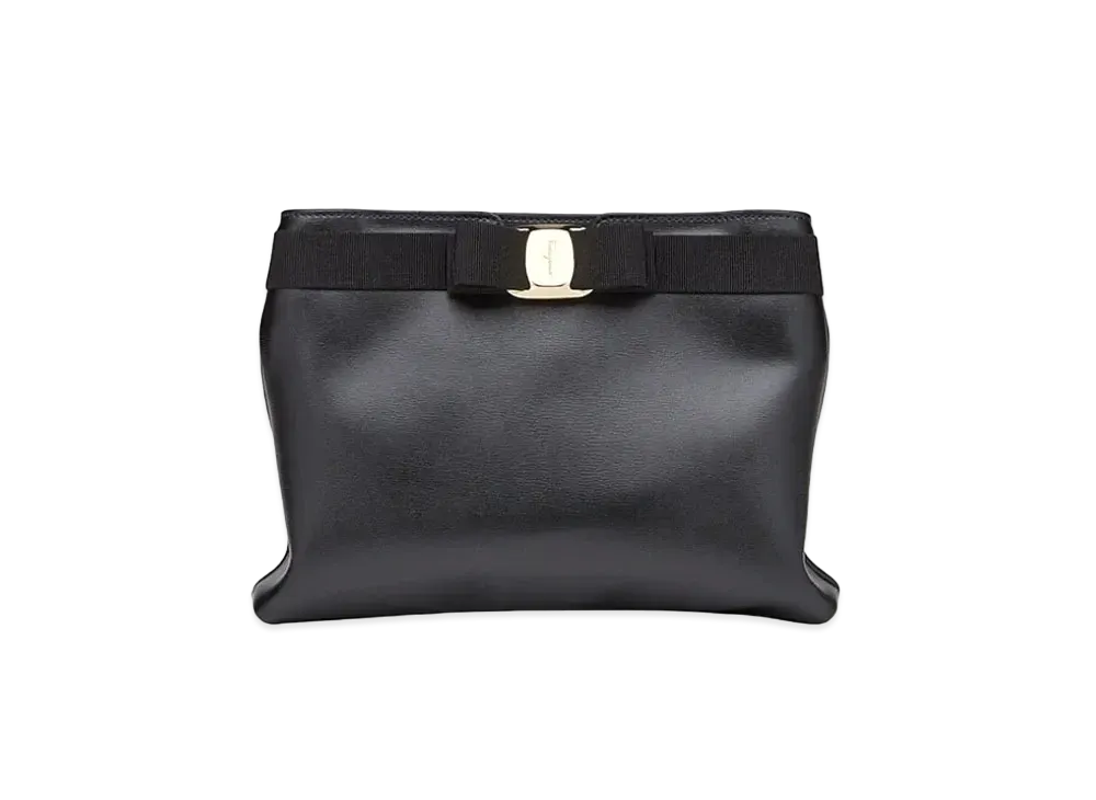 Salvatore Ferragamo Vara Bow Cross Body Bag "Black"