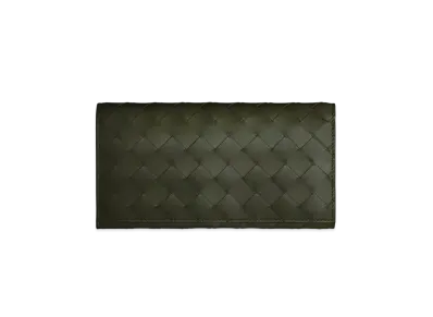 Bottega Veneta Long Wallet With Coin Purse "Camping"