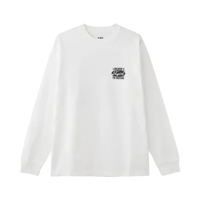 X-Girl Oval And Message Logo L/S Tee "White"