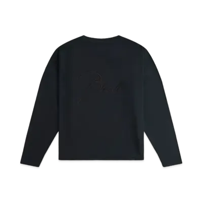 RHUDE LS Reverse Tee "Black"