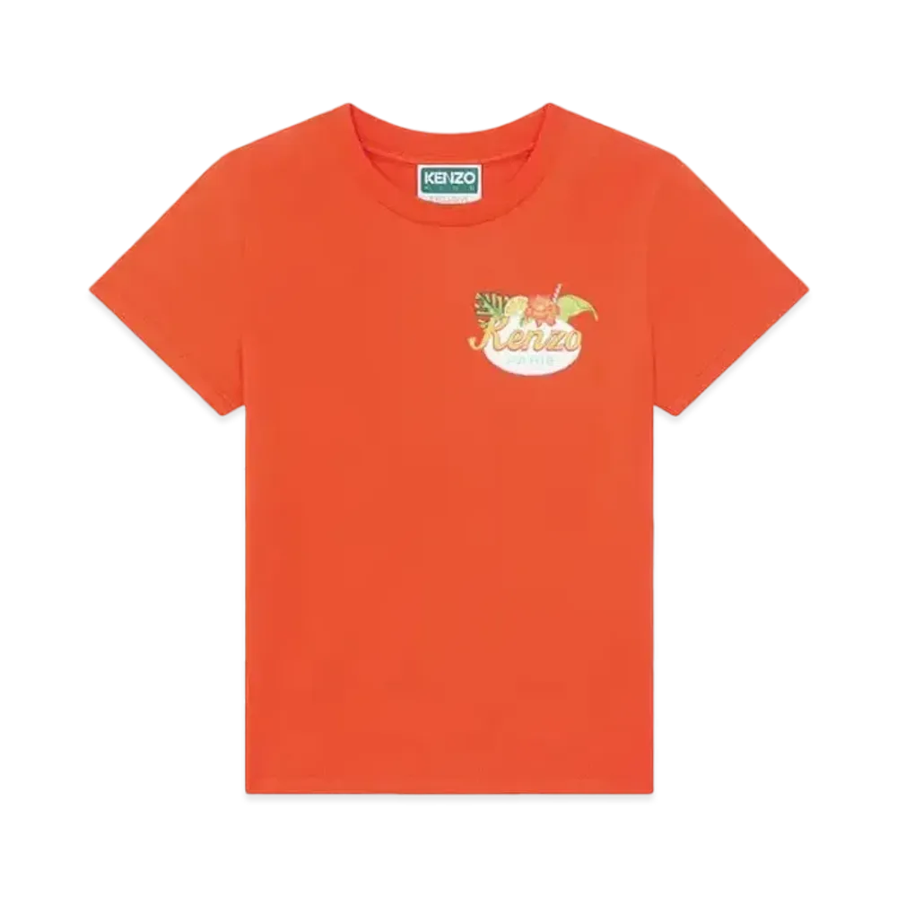 KENZO Short Sleeve T-shirt "Vermillion"