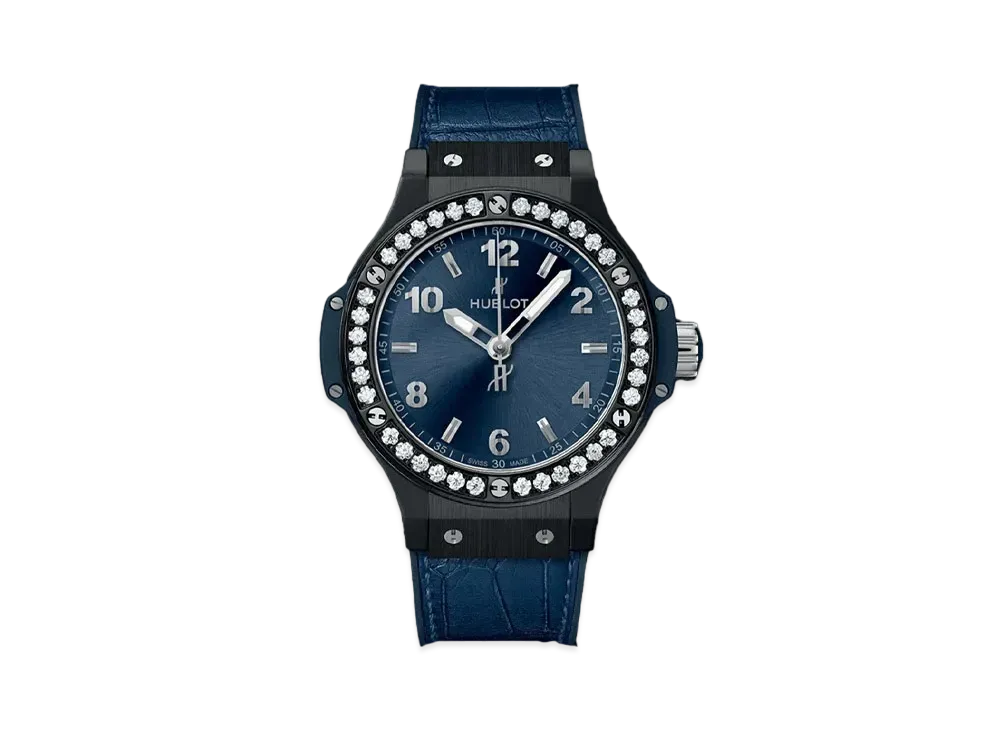 HUBLOT Big Bang Ceramic Blue Diamonds 38mm
