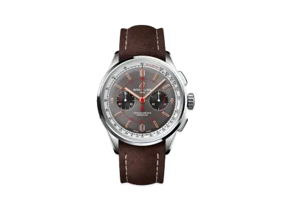 BREITLING PREMIER B01 CHRONOGRAPH 42 WHEELS AND WAVES "Anthracite"