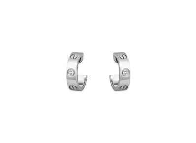 Cartier Love Earrings, 2 Diamonds
