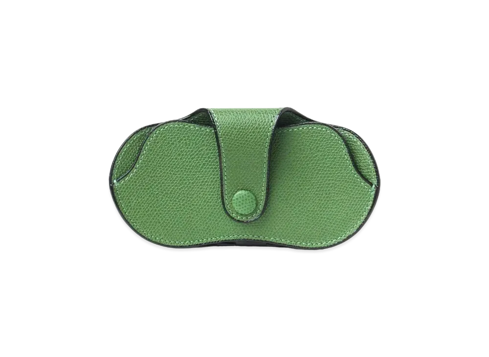 Valextra Glasses Case "Glass Green"