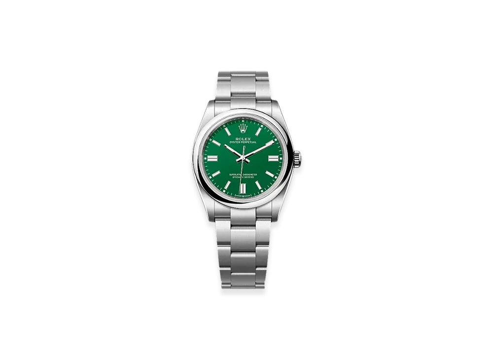ROLEX Lady-Datejust Oystersteel "Green"