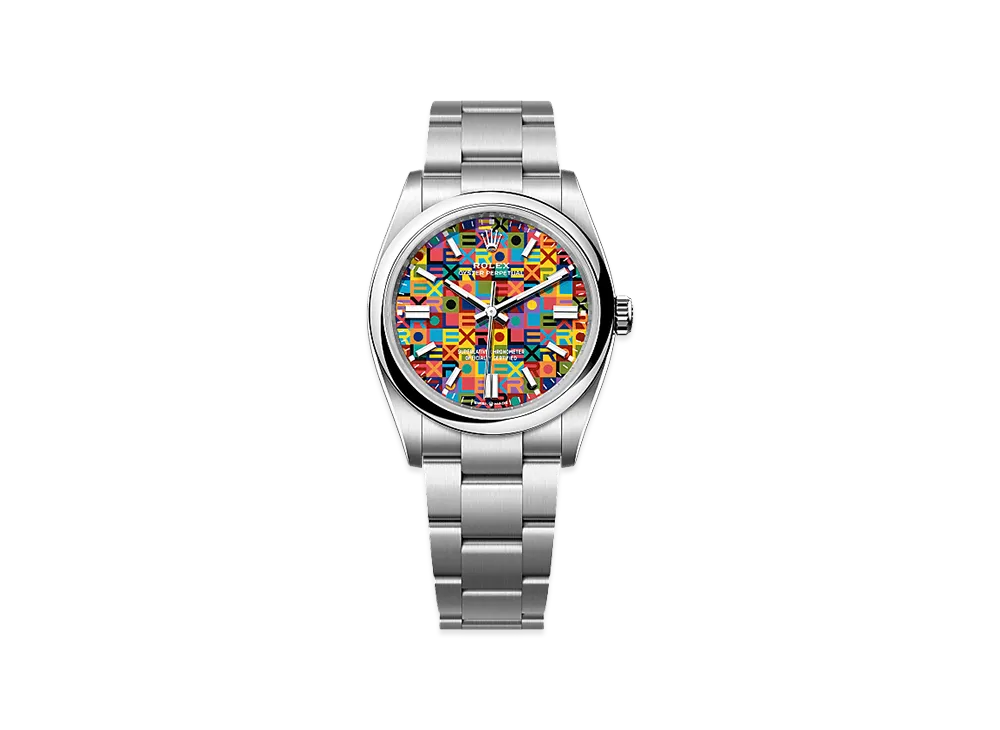 ROLEX Oyster Perpetual 36 Oystersteel "Multicolor"