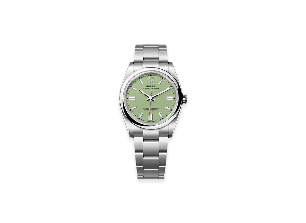 ROLEX Datejust 41 Oystersteel & White Gold "Green"