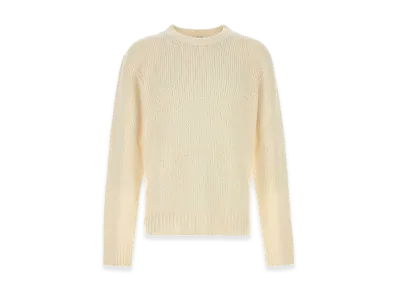 The Row Silk Laing Sweater "Ivory/White"