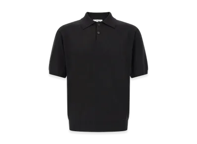 The Row 'Borges Top' Polo Shirt "Black"