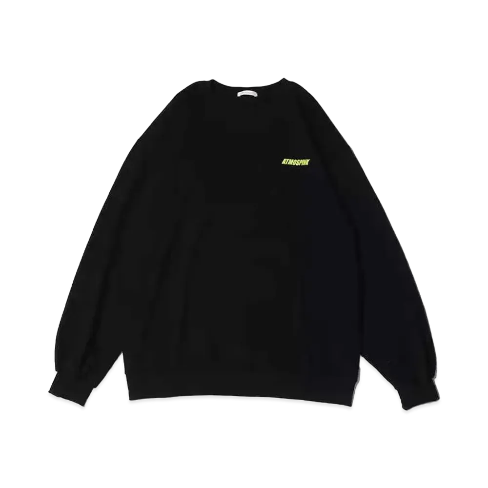atmos pink Logo Long T "Black"