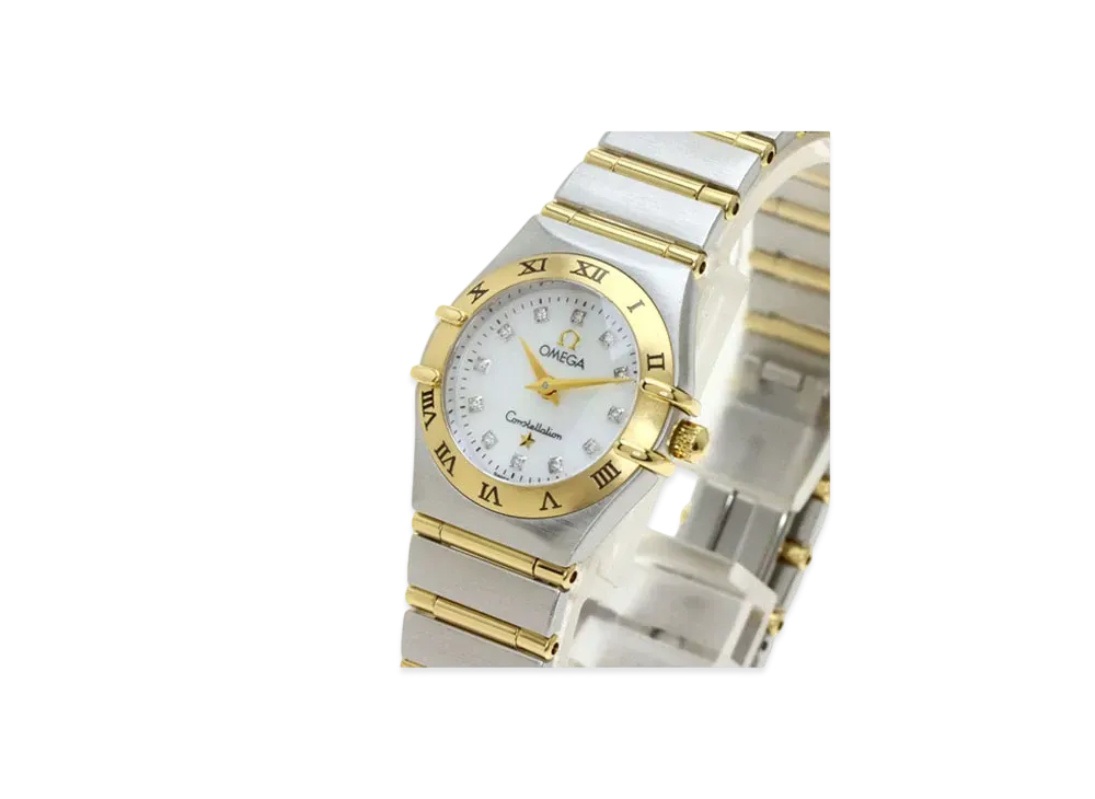 OMEGA Constellation Mini 12P Diamonds "Stainless Steel/White Shell" 1262.75