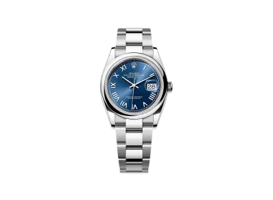ROLEX Datejust 36 Oystersteel "Bright Blue"