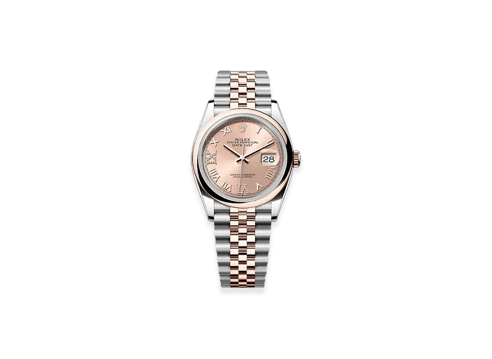 ROLEX Datejust 36 Oystersteel "Everose Gold"
