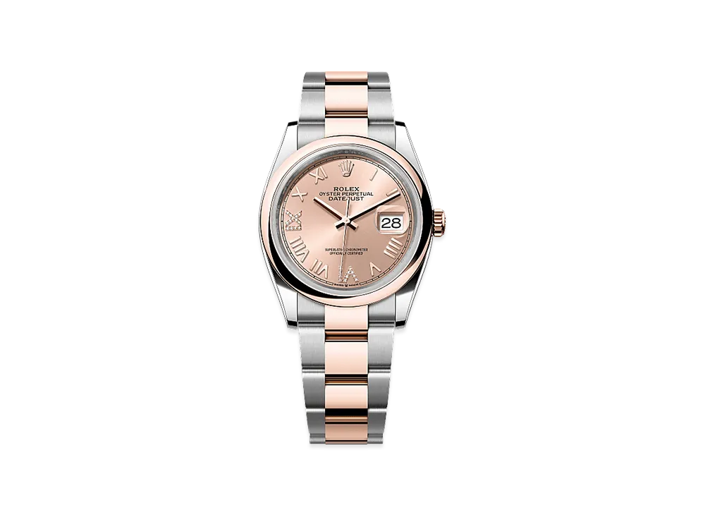 ROLEX Datejust 36 Oystersteel & Everose Gold "Rose"