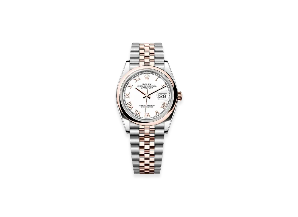 ROLEX Datejust 36 Oystersteel "White"