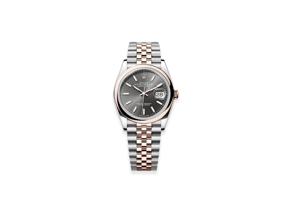 ROLEX Datejust 36 Oystersteel "Charcoal"