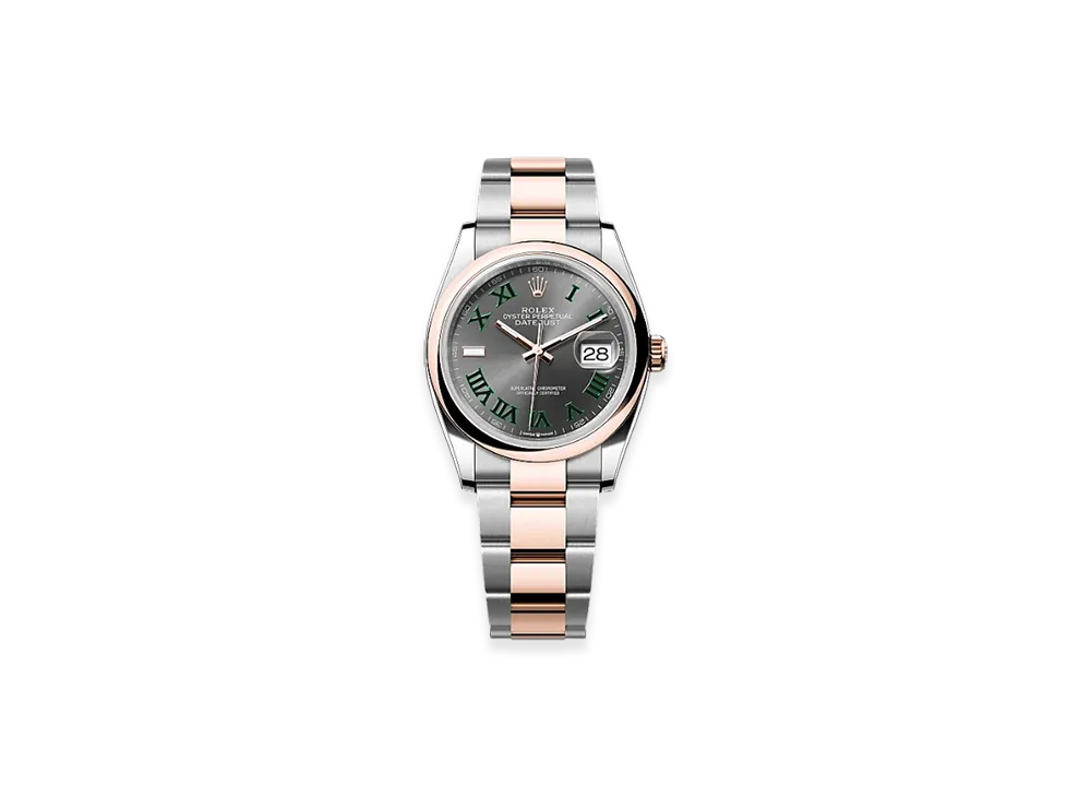 ROLEX Datejust 36 Oystersteel "Grey"