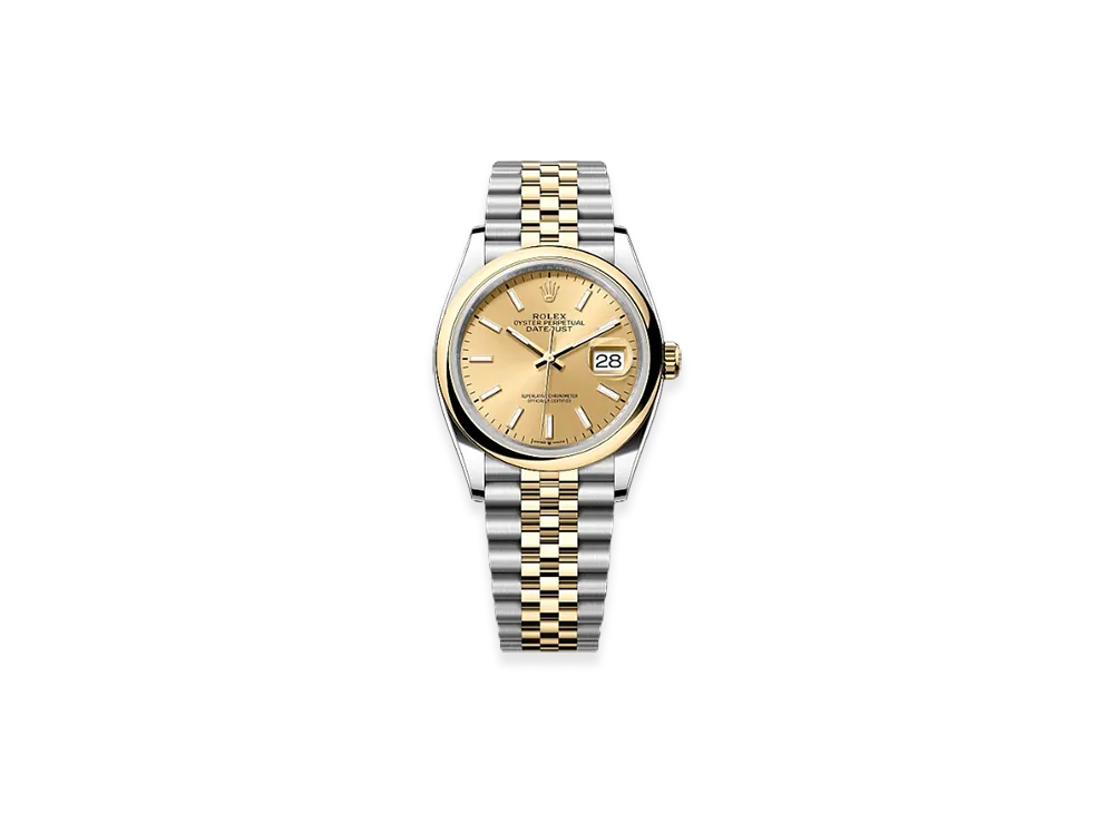 ROLEX Datejust 36 Oystersteel & Yellow Gold "Gold"