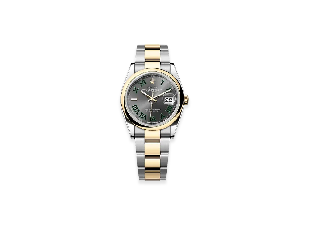ROLEX Datejust 36 Oystersteel & Yellow Gold "Grey"