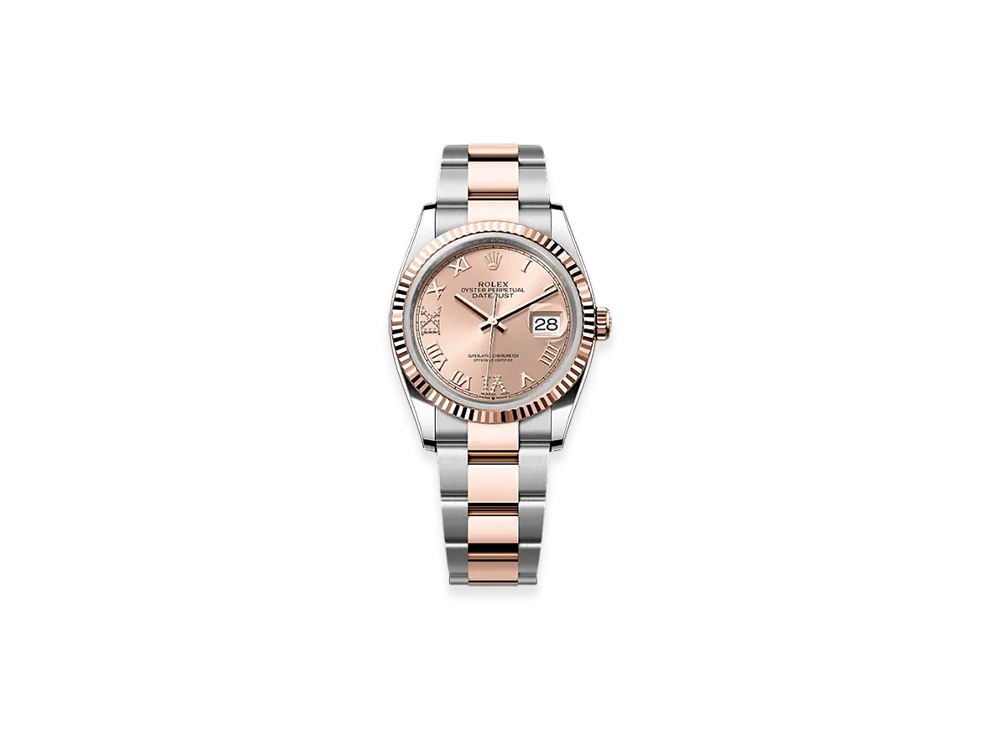 ROLEX Datejust 36 Oystersteel & Everose Gold "Everose Gold"
