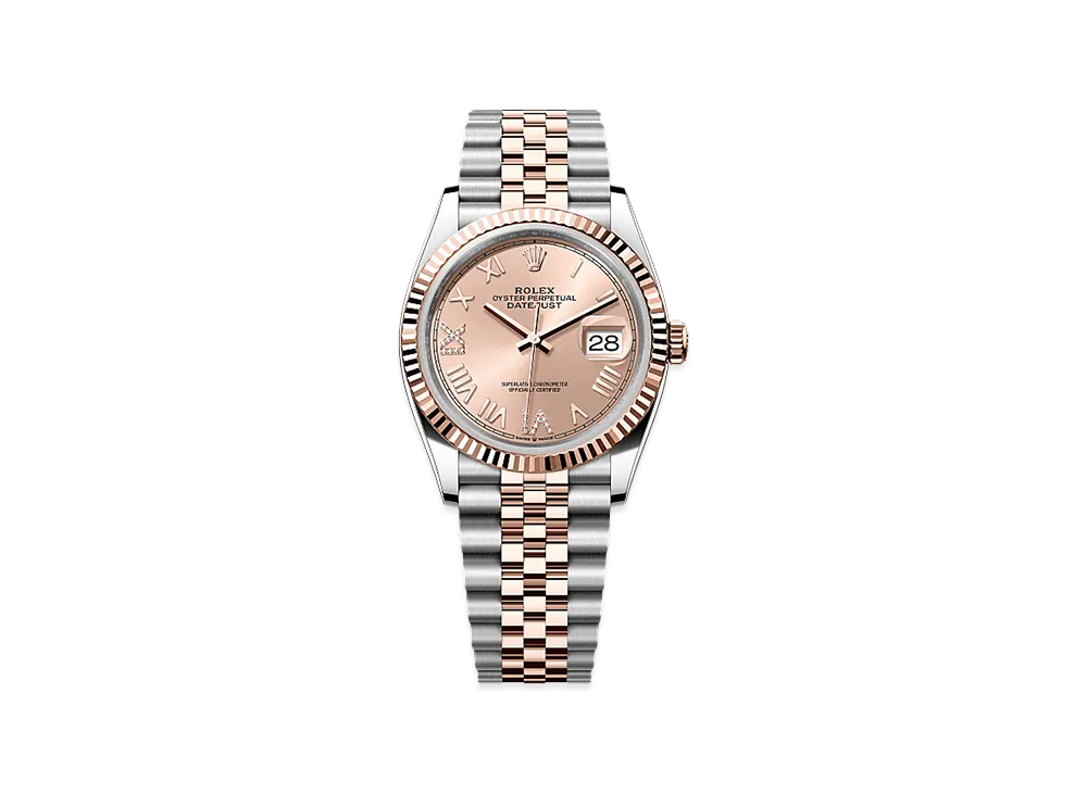 ROLEX Datejust 36 Oystersteel & Everose Gold "Rose"