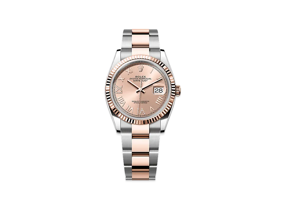 ROLEX Datejust 36 Oystersteel & Everose Gold "Rose"