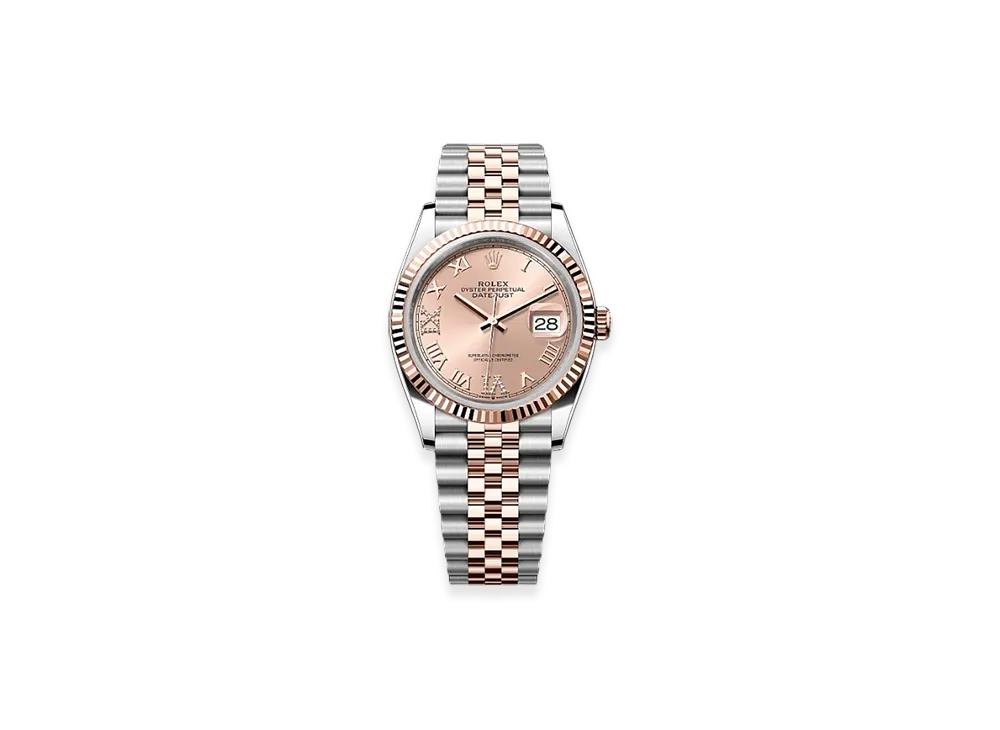 ROLEX Datejust 36 Oystersteel & Everose Gold "Everose Gold"