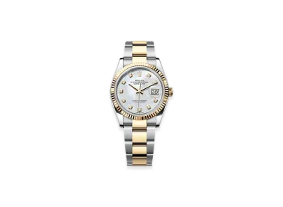 ROLEX Datejust 36 Oystersteel & Yellow Gold "White"