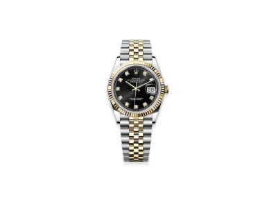 ROLEX Datejust 36 Oystersteel & Yellow Gold "Black"