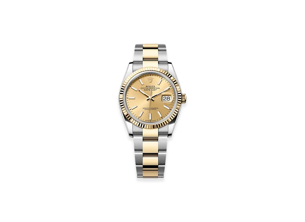 ROLEX Datejust 36 Oystersteel & Yellow Gold "Gold"