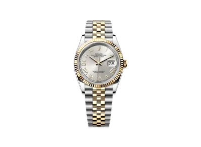 ROLEX Datejust 36 Oystersteel & Yellow Gold "Silver"