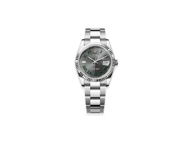 ROLEX Datejust 36 Oystersteel & White Gold "Grey"