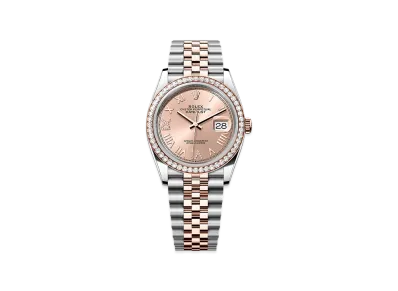 ROLEX Datejust 36 Oystersteel & Everose Gold Diamond "Rose"