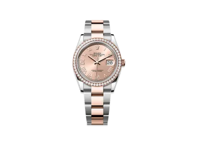 ROLEX Datejust 36 Oystersteel & Everose Gold Diamond "Rose"