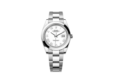 ROLEX Datejust 41 Oystersteel "White"