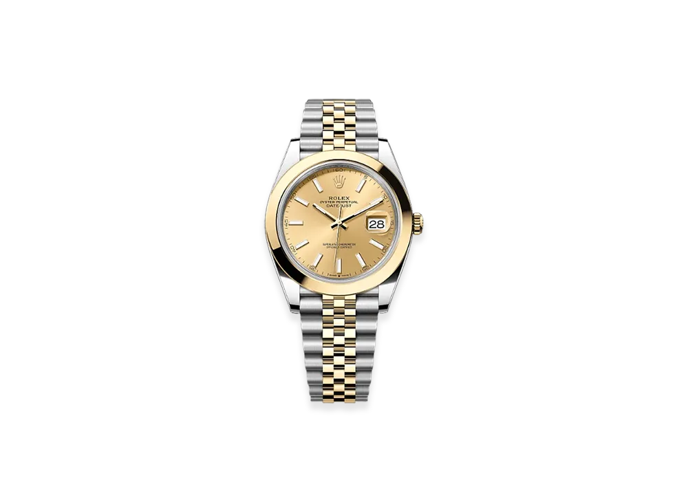 ROLEX Lady-Datejust Oystersteel & White Gold Diamonds "Gold"