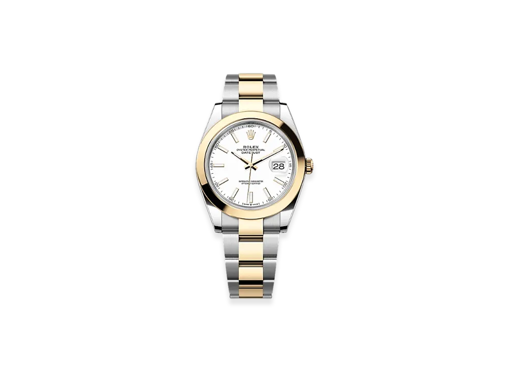 ROLEX Lady-Datejust Oystersteel & White Gold Diamonds "White"