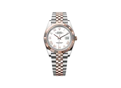 ROLEX Datejust 41 Oystersteel & Everose Gold "White"