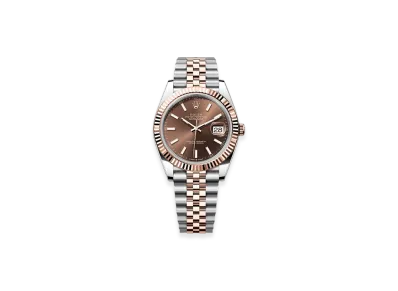 ROLEX Datejust 41 Oystersteel & Everose Gold "Brown"