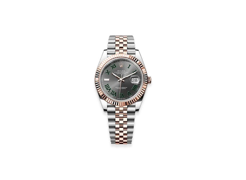 ROLEX Datejust 41 Oystersteel & Everose Gold "Grey"