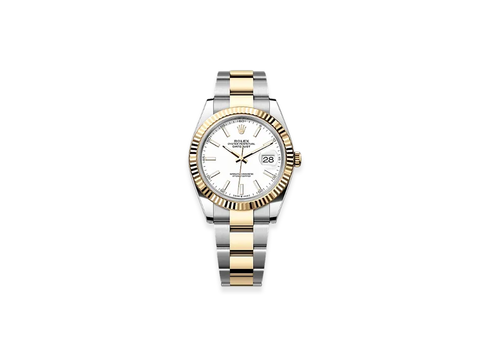 ROLEX Lady-Datejust Oystersteel & White Gold Diamonds "White"