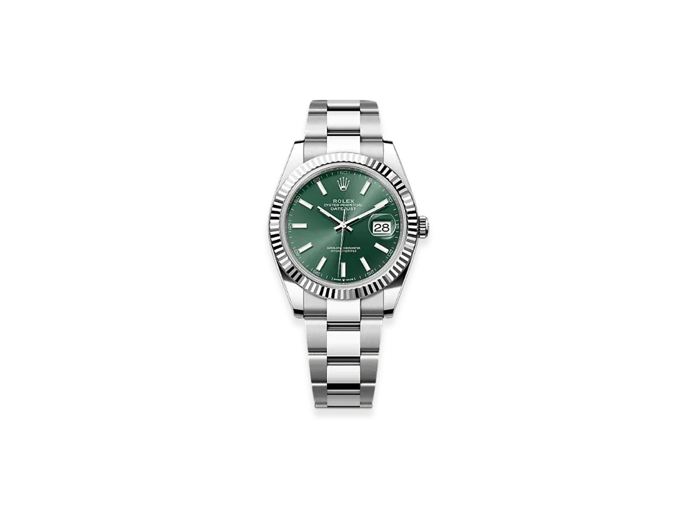 ROLEX Oyster Perpetual 34 Oystersteel "Green"