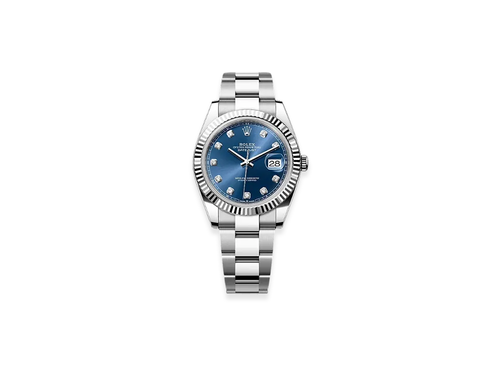 ROLEX Sky-Dweller Oystersteel & White Gold "Blue"