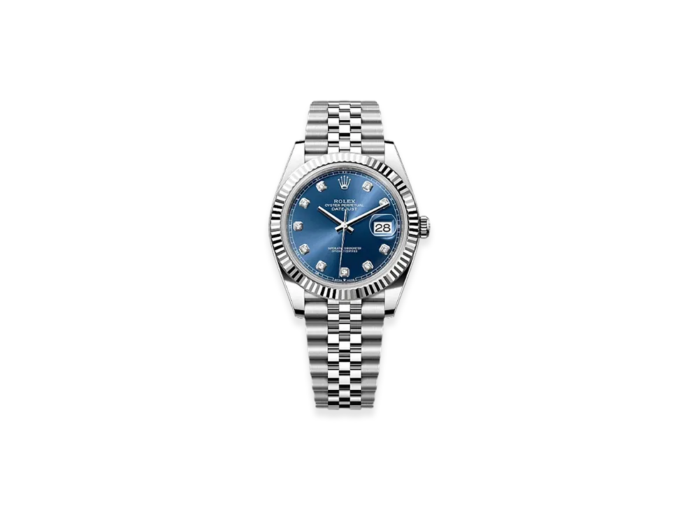 ROLEX Sky-Dweller Oystersteel & White Gold "Blue"